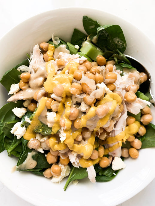 CHICKEN AND CHICKPEA SALAD